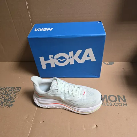 HOKA RUNNING SHOES – LIGHT MINT/GREY, ADULT SNEAKERS - uk size 5 