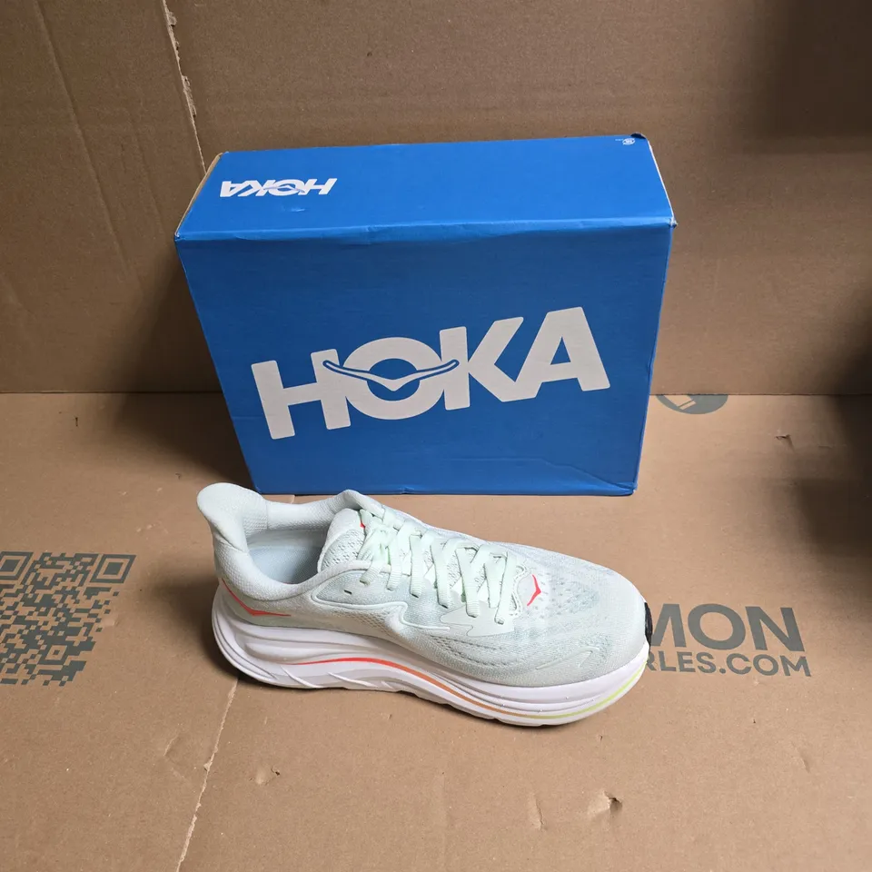 HOKA RUNNING SHOES – LIGHT MINT/GREY, ADULT SNEAKERS - uk size 5