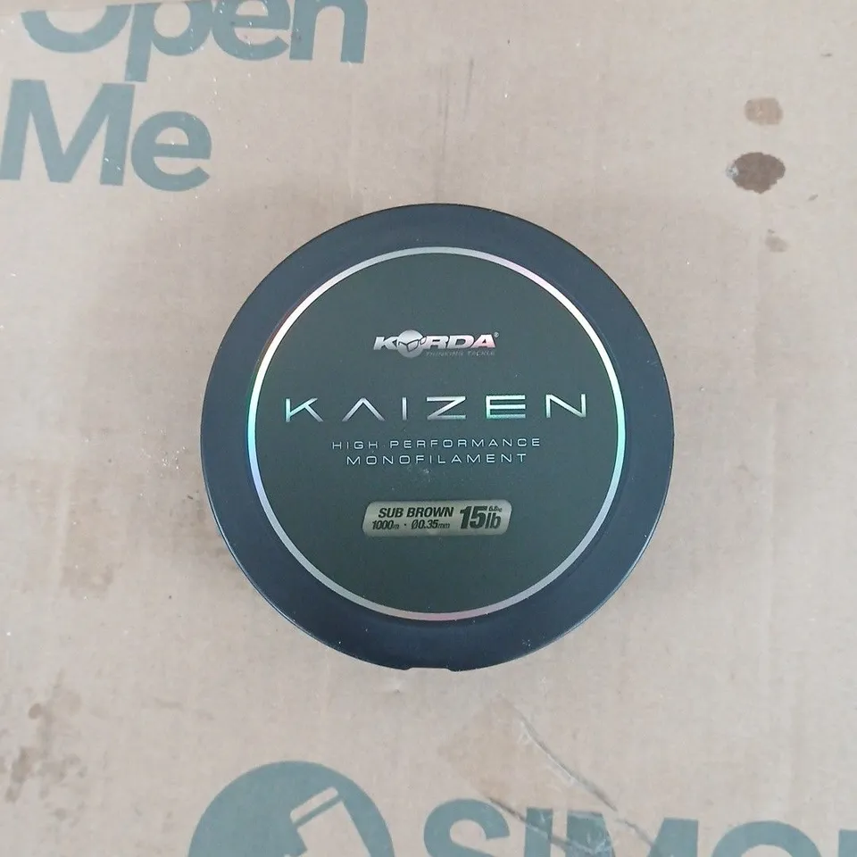 KORDA KAIZEN HIGH-PERFORMANCE MONOFILAMENT FISHING LINE – SUB BROWN, 15LB, 1000M (0.35MM)