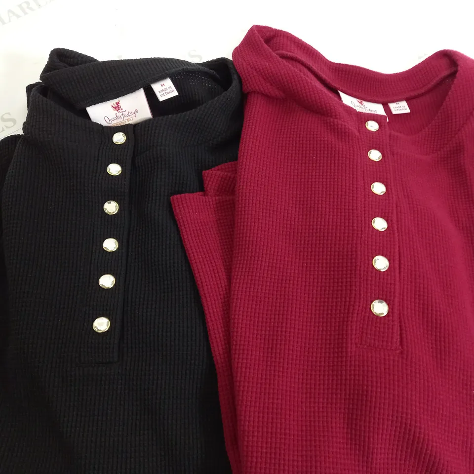 BOX OF ASSORTED CLOTHING ITEMS TO INCLUDE JUMPERS - SHIRTS - TROUSERS 