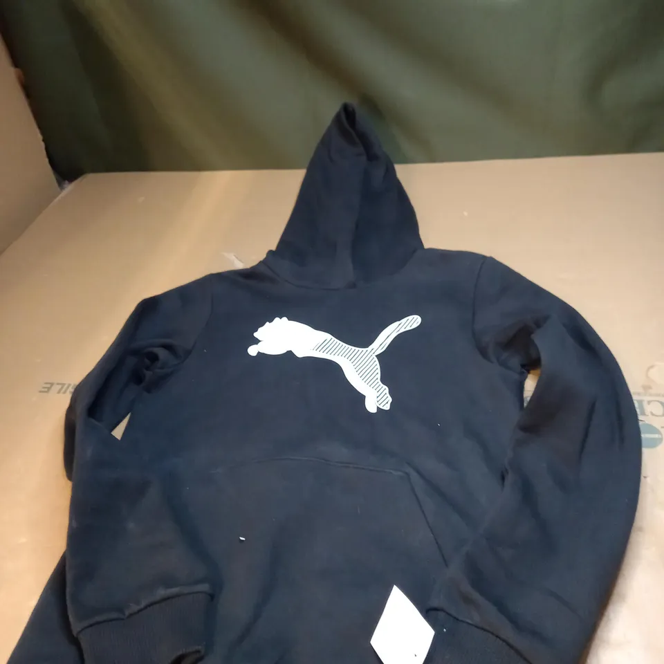 PUMA BLACK HOODIE SIZE 11 YRS