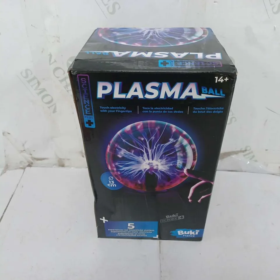 BOXED AND SEALED PLASMA BALL RRP £34.99