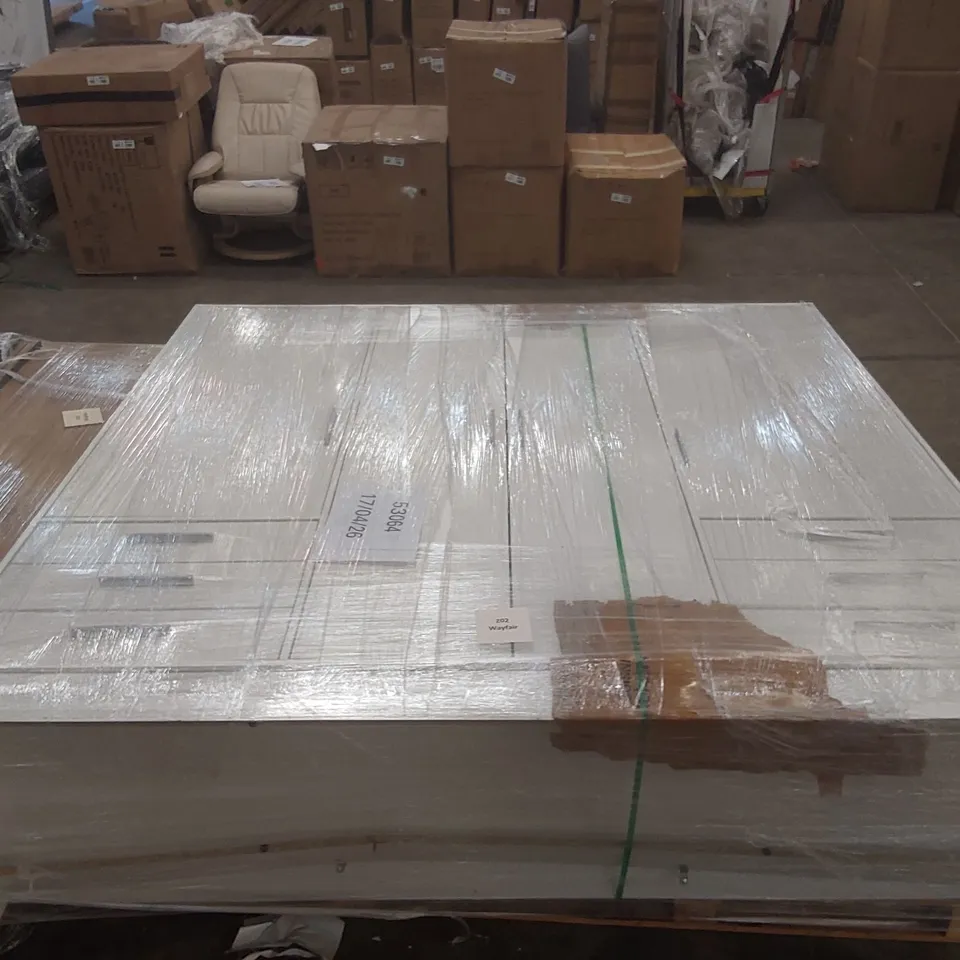 DESIGNER 4-DOOR, 6-DRAWER WOODEN WARDROBE 