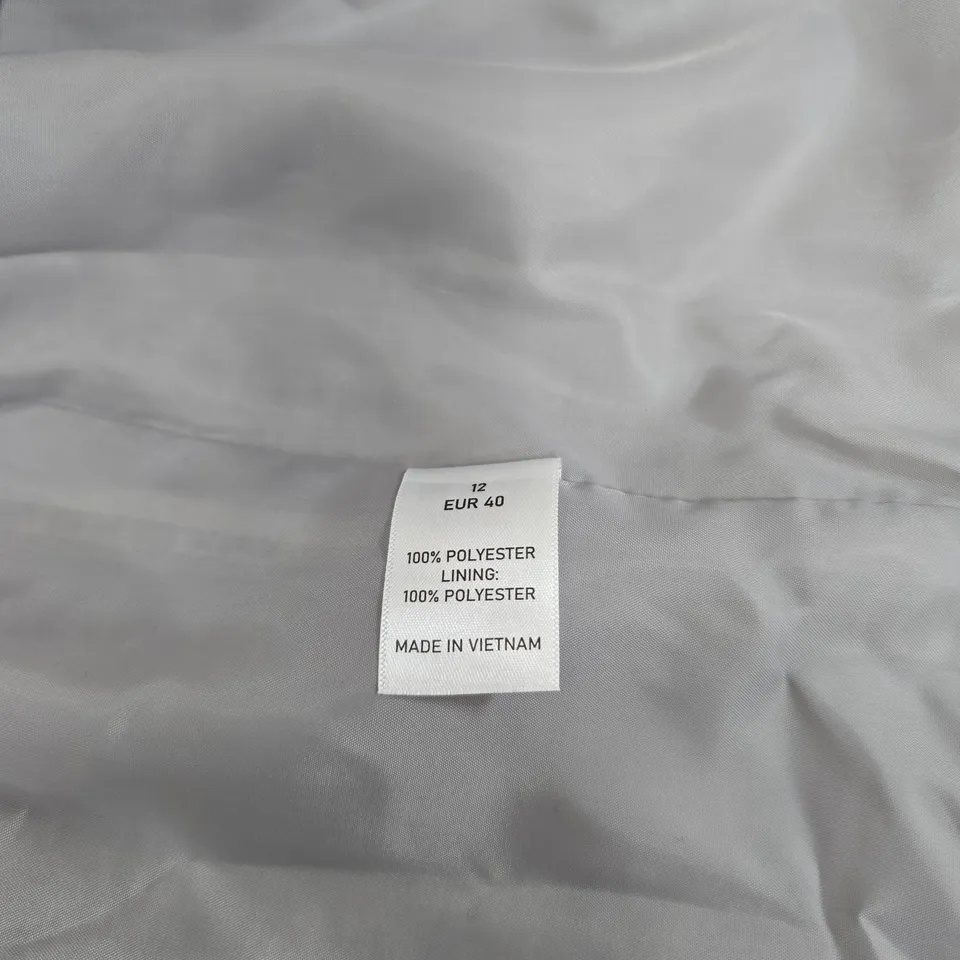 WILFRED FREE SIZE 12 GREY COAT WITH TAGS