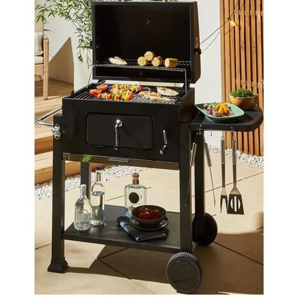 BOXED AMERICAN CHARCOAL GRILL BBQ - COLLECTION ONLY RRP £159.99