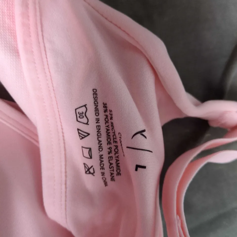 CONTOUR PINK WOMEN'S BRA TOP – UK SIZE L