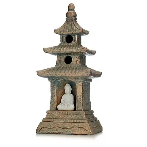 MY GARDEN STORIES SOLAR LED BUDDHA PAGODA