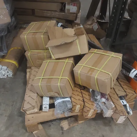 PALLET CONTAINING ASSORTED ITEMS INCLUDING: LIGHTING PRODUCTS, LED EMERGENCY MODULES ECT