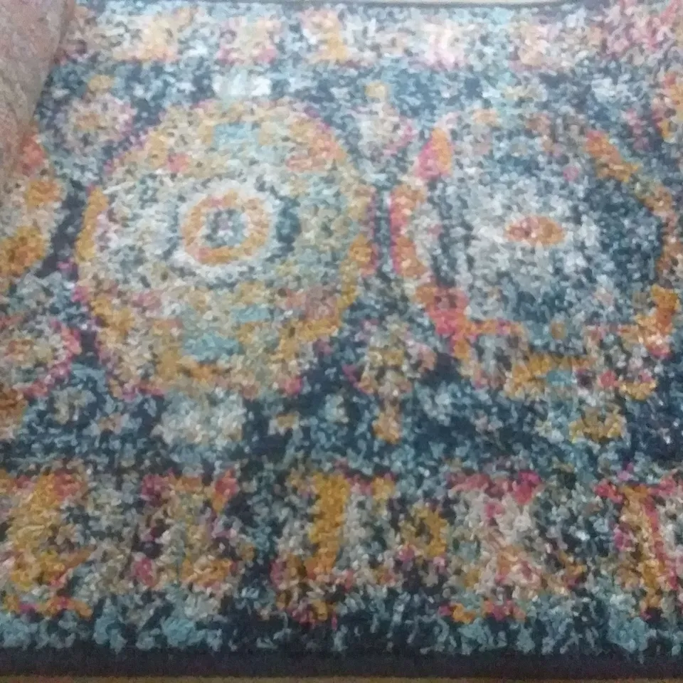 OLMSTEAD TUFTED BLUE RUG 60X230CM