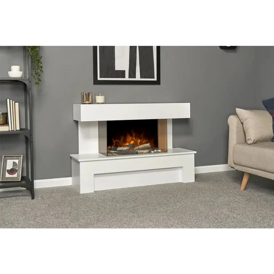 BOXED ADAM HAVANA 110CM W ELECTRIC FIRE