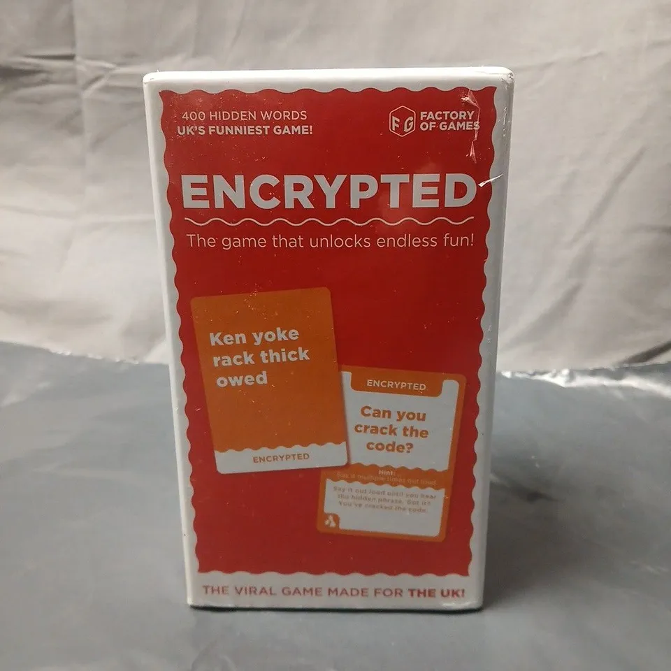 SEALED ENCRYPTED – THE GAME THAT UNLOCKS ENDLESS FUN!