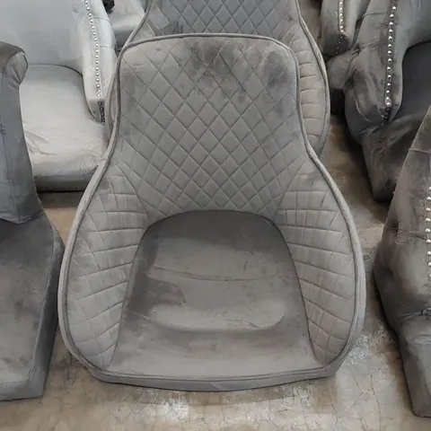 3 X ASSORTED DINING CHAIR SEATS IN GREY