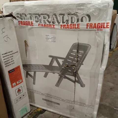BOXED GARDEN SUN LOUNGER