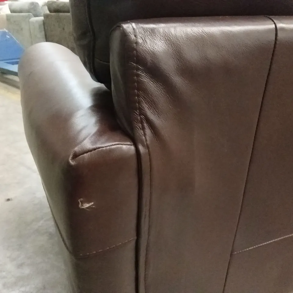 BAILEY ITALIAN LEATHER ARMCHAIR RRP £619