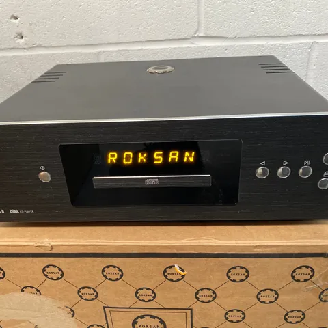 BOXED ROKSAN BLAK CD PLAYER 