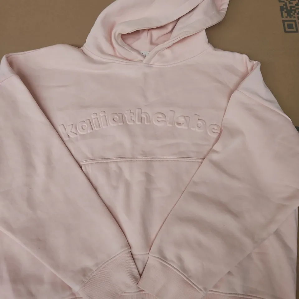KAIIA LONG SLEEVE PULL-OVER IN PINK SIZE UK 12