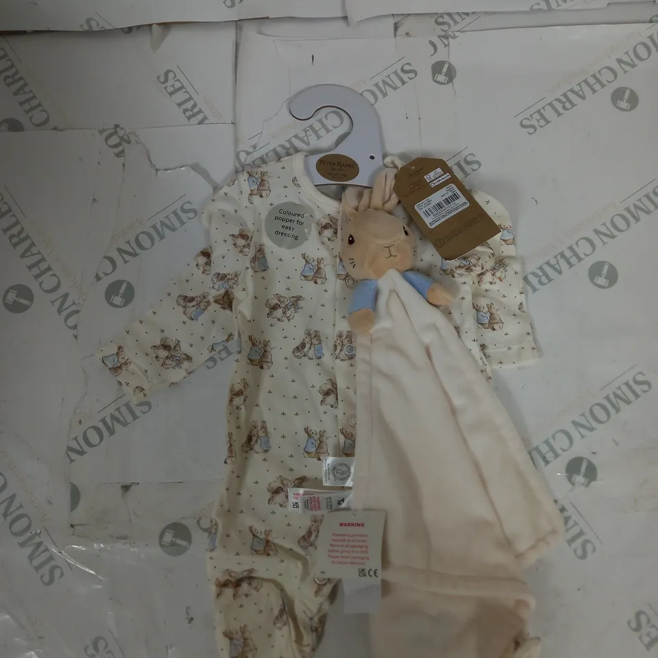 PETER RABBIT BABYGROW AND COMFORT TOY SIZE 1MONTH