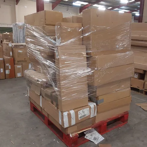PALLET CONTAINING A LARGE QUANTITY OF ASSORTED DESIGNER FURNITURE PARTS