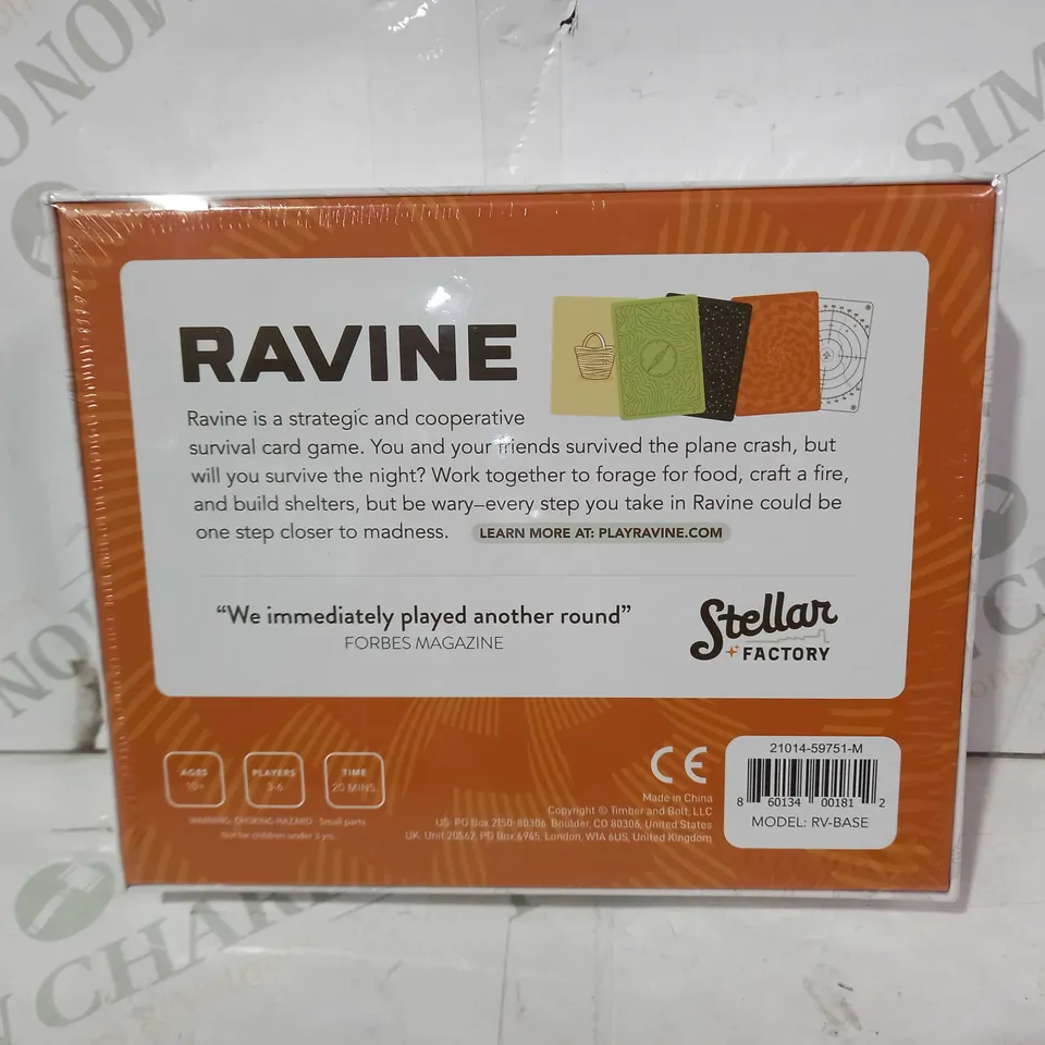 STELLAR FACTORY RAVINE CARD GAME