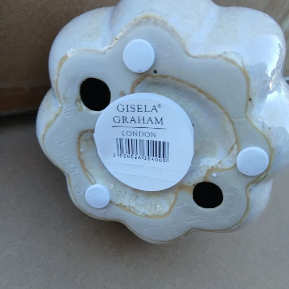 SIX BRAND NEW GISELA GRAHAM LONDON CERAMIC PUMPKIN ORNAMENT