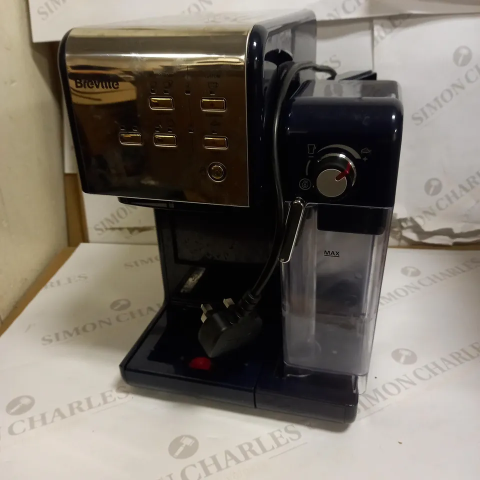 BREVILLE ONE-TOUCH COFFEEHOUSE COFFEE MACHINE - NAVY BLUE