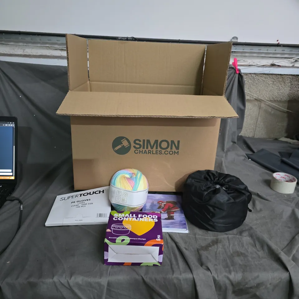 APPROXIMATLEY 10 ITEMSASSORTED CRAFTS: YARNS AND KNITTING SUPPLIES .