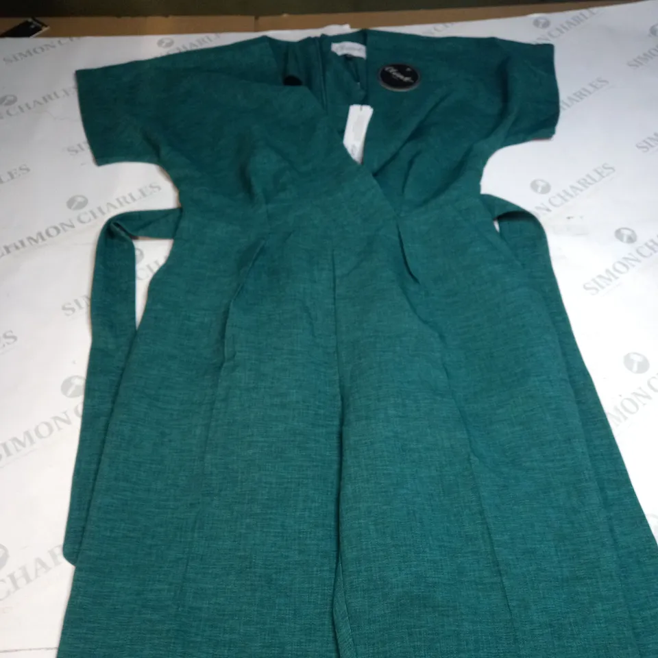 WOMENS CLOSET LONDON WRAP JUMPSUIT SIZE 8