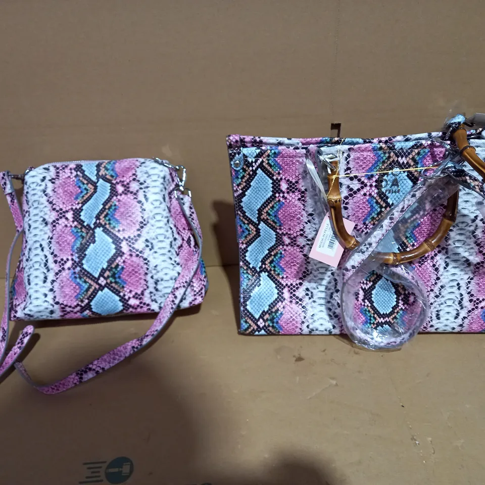 MODA IN PELLE VIBRANTV SNAKE PRINT DUO SET 