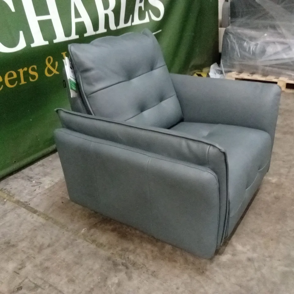 QUALITY DESIGNER ITALIAN MADE BOLZANO ELECTRIC RECLINER LEATHER ARMCHAIR