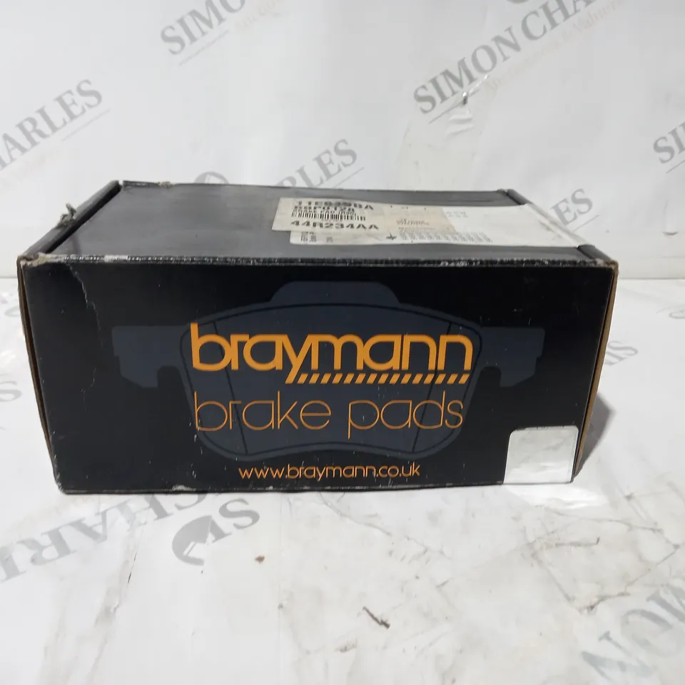 BOXED AND SEALED BRAYMANN BRAKE PADS BBP0128