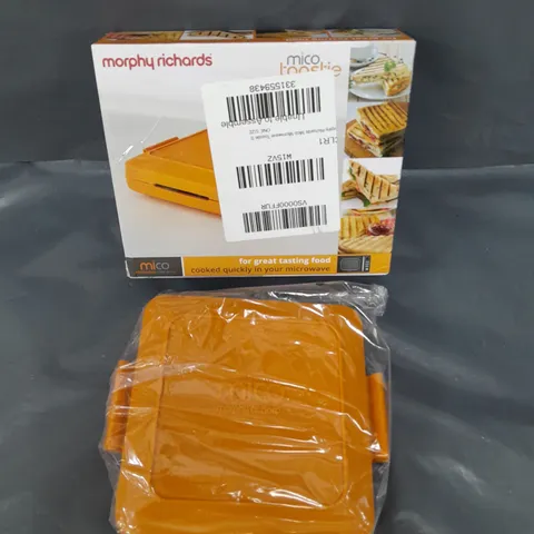 MORPHY RICHARDS MICO MICROWAVE TOASTIE SANDWICH MAKER