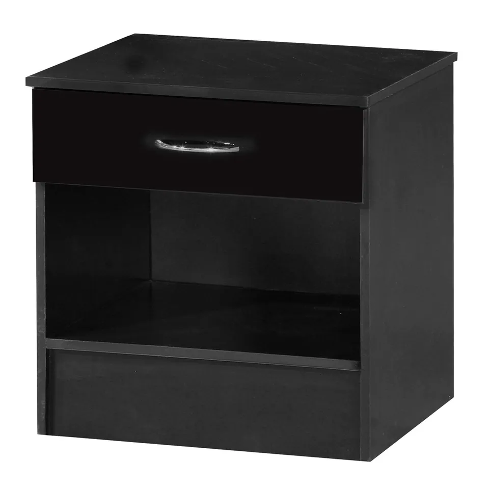BRAND NEW BOXED ALPHA 1-DRAWER BEDSIDE CABINET (1 BOX)
