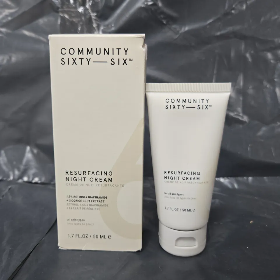 COMMUNITY SIXTY-SIX RESURFACING NIGHT CREAM 50ML