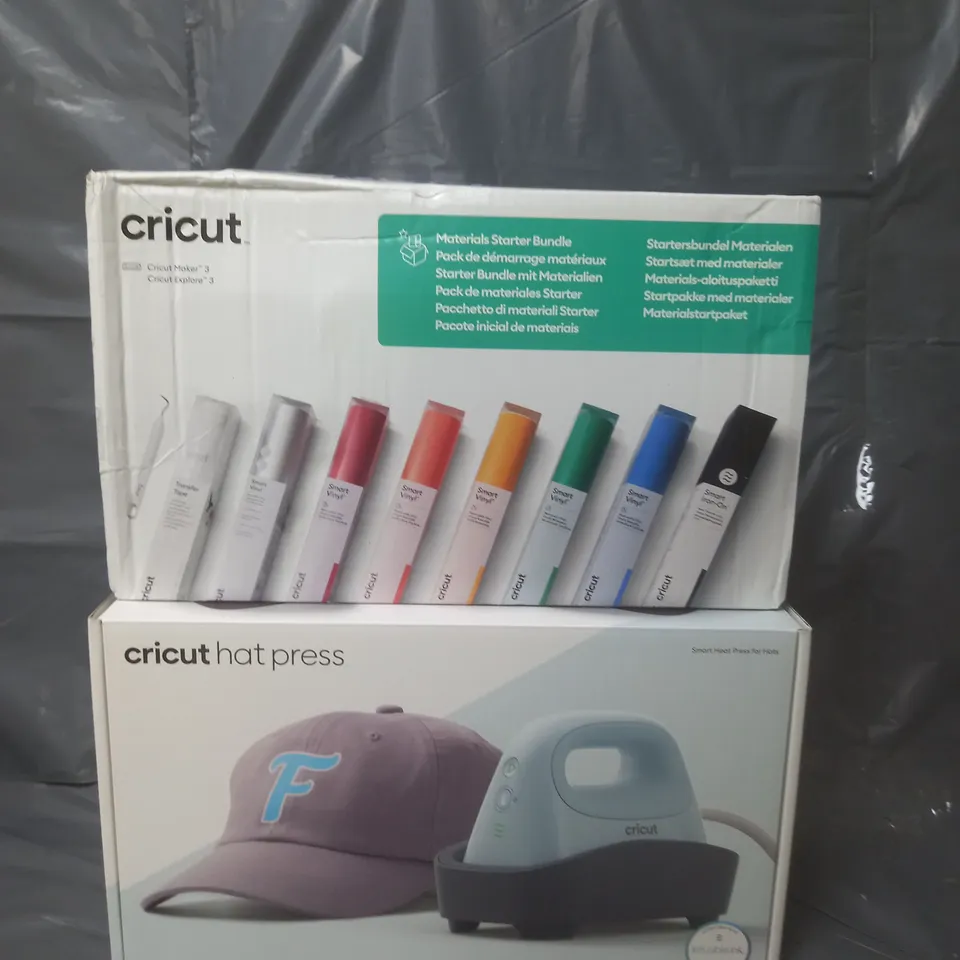 CRICUT HAT PRESS AND MATERIALS STARTER BUNDLE