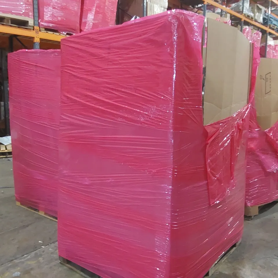 PALLET OF ASSORTED ITEMS INCLUDING: WATER DISPENSER, OFFICE CHAIR, INSECT KILLER, TAP, CHAIR COVERS ECT