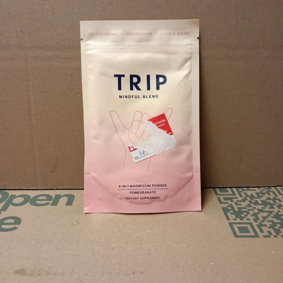 TRIP MINDFUL BLEND 4 IN 1 MAGNESIUM POWDER POMEGRANATE DIETARY SUPPLEMENT 138G