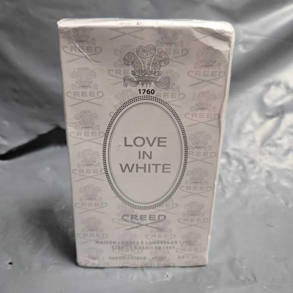 BOXED AND SEALED LOVE IN WHITE CREED 75ML