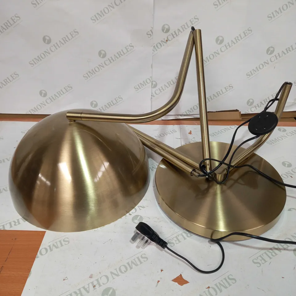 JOHN LEWIS DOME FLOOR LAMP - BRASS