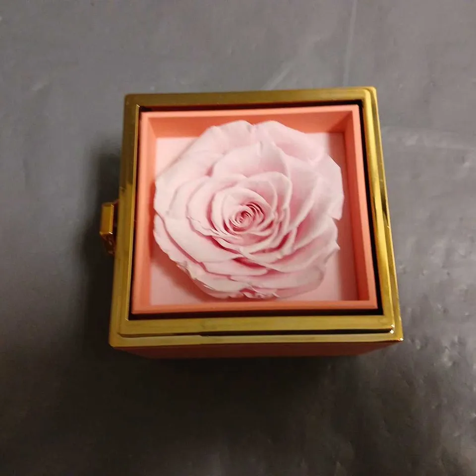 CONNECTED HEARTS THEMED NECKLACE IN ROTATING ROSE CASE