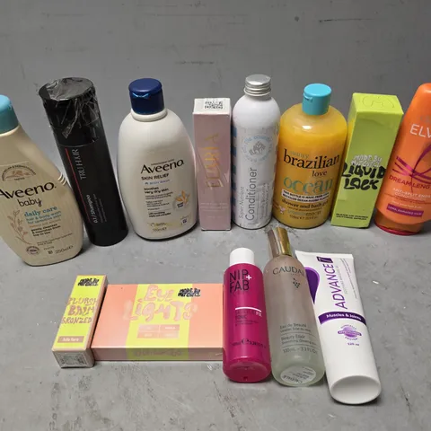APPROXIMATEY 15 HEALTH AND BEAUTY PRODUCTS TO INCLUDE AVEENO BABY WASH, SUPER NUTRIENT CONDITIONER, AND MADE BY MITCHELL ETC. - COLLECTION ONLY