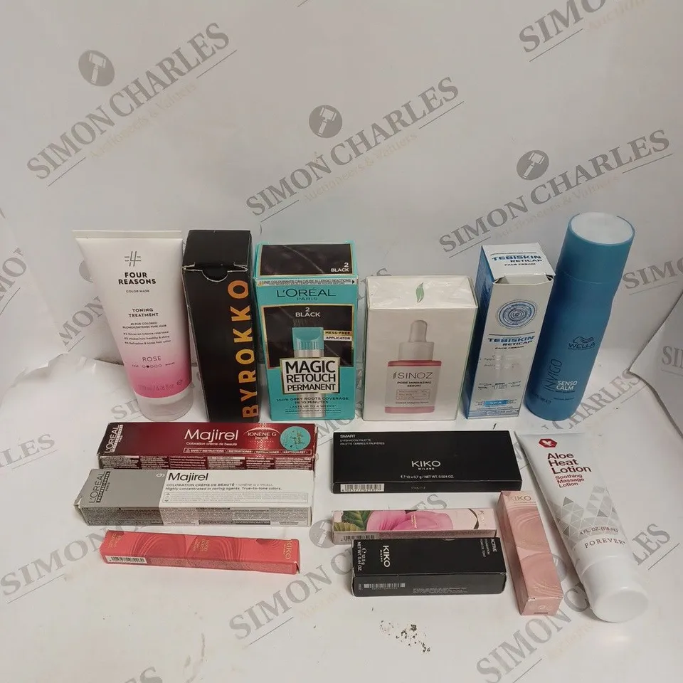 APPROXIMATELY 20 ASSORTED HEALTH & BEAUTY PRODUCTS TO INCLUDE SINOZ PORE MINIMIZING SERUM, FOUR SEASONS TONING TREATMENT, ALOE HEAT LOTION ETC 