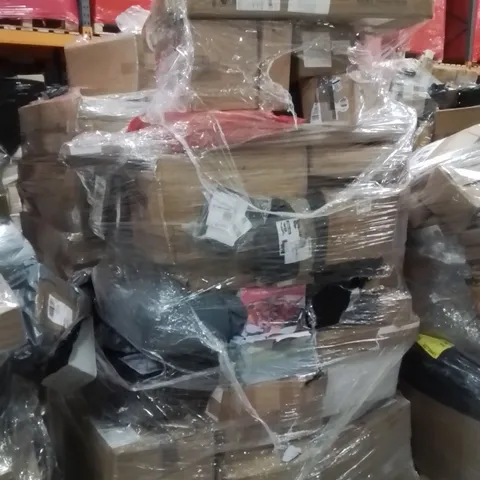 PALLET OF ASSORTED HOUSEHOLD GOODS AND PRODUCTS TO INCLUDE;HANDHELD VACUUM CLEANER,OUTSIDE LIGHT,PLATE SET