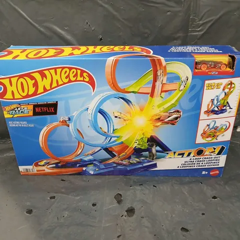 HOT WHEELS 4-LOOP CRASH OUT 