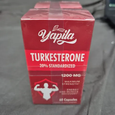2 X YAPILA TURKESTERONE – 60 CAPSULES (20% STANDARDIZED)