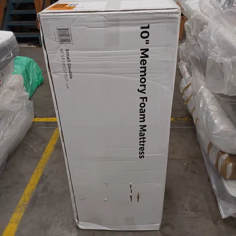 BOXED 10" MEMORY FOAM 4FT SMALL DOUBLE MATTRESS