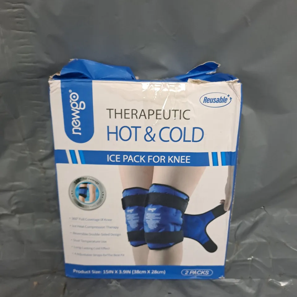 BOXED NEWGO THERAPEUTIC HOT & COLD KNEE PACKS 