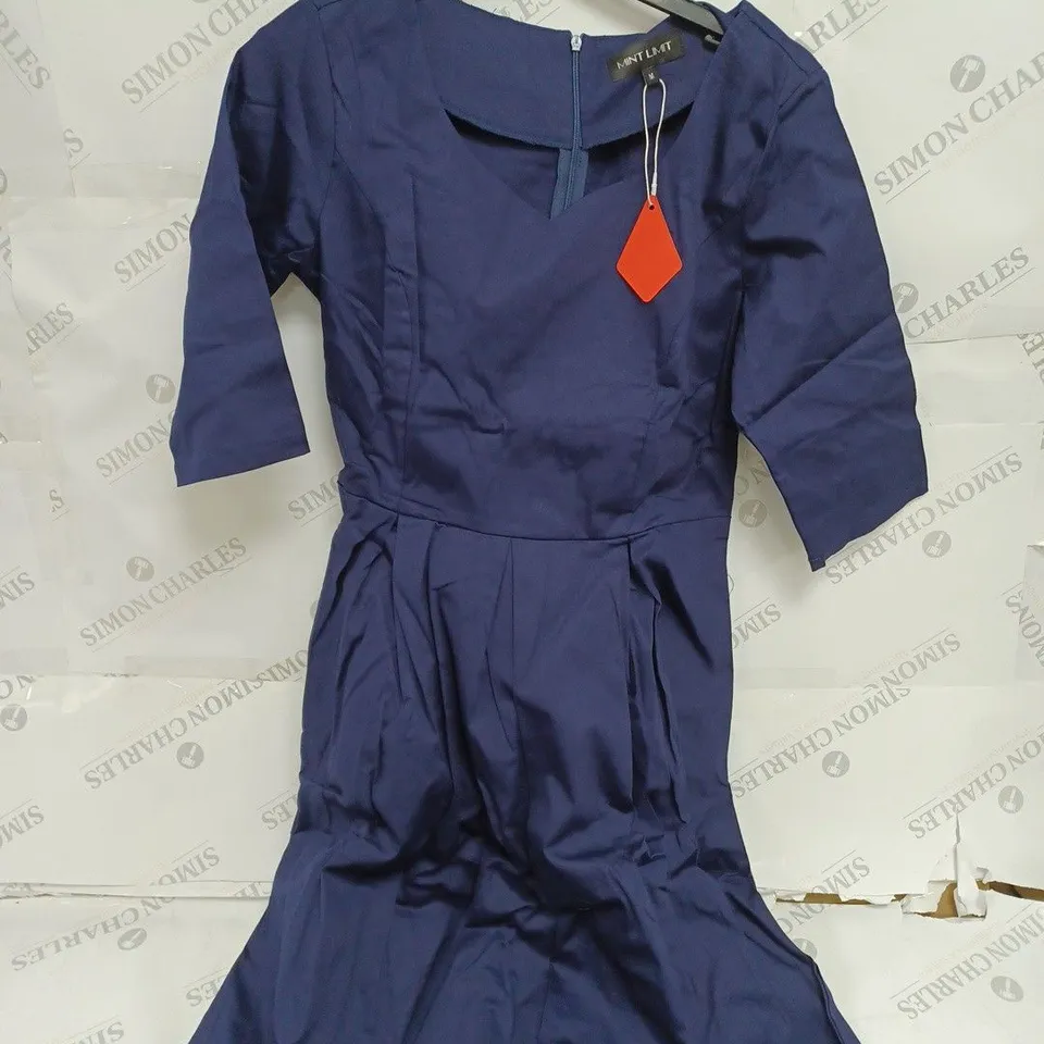 MINT LIMIT BLUE ZIP UP MAXI DRESS- MEDIUM