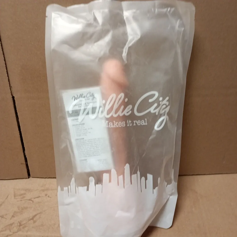 SEALED WILLIE CITY REALISTIC 23CM SUCTION CUP DILDO