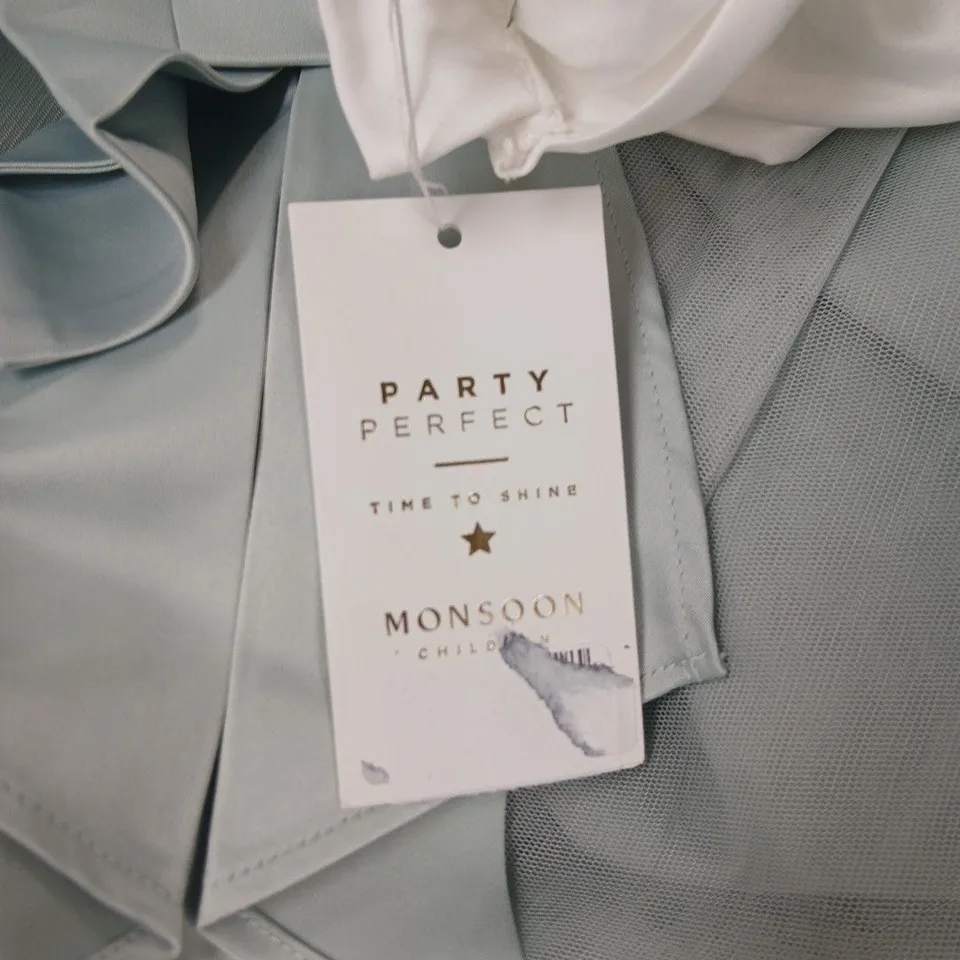 MONSOON SAGE BRIDESMAID DRESS, AGE 7 YEARS