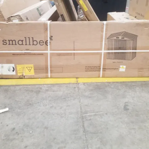 BOXED SMALLBEE ANTHRACITE GARDEN SHED